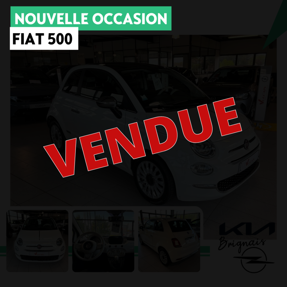 Fiat 500 vendue