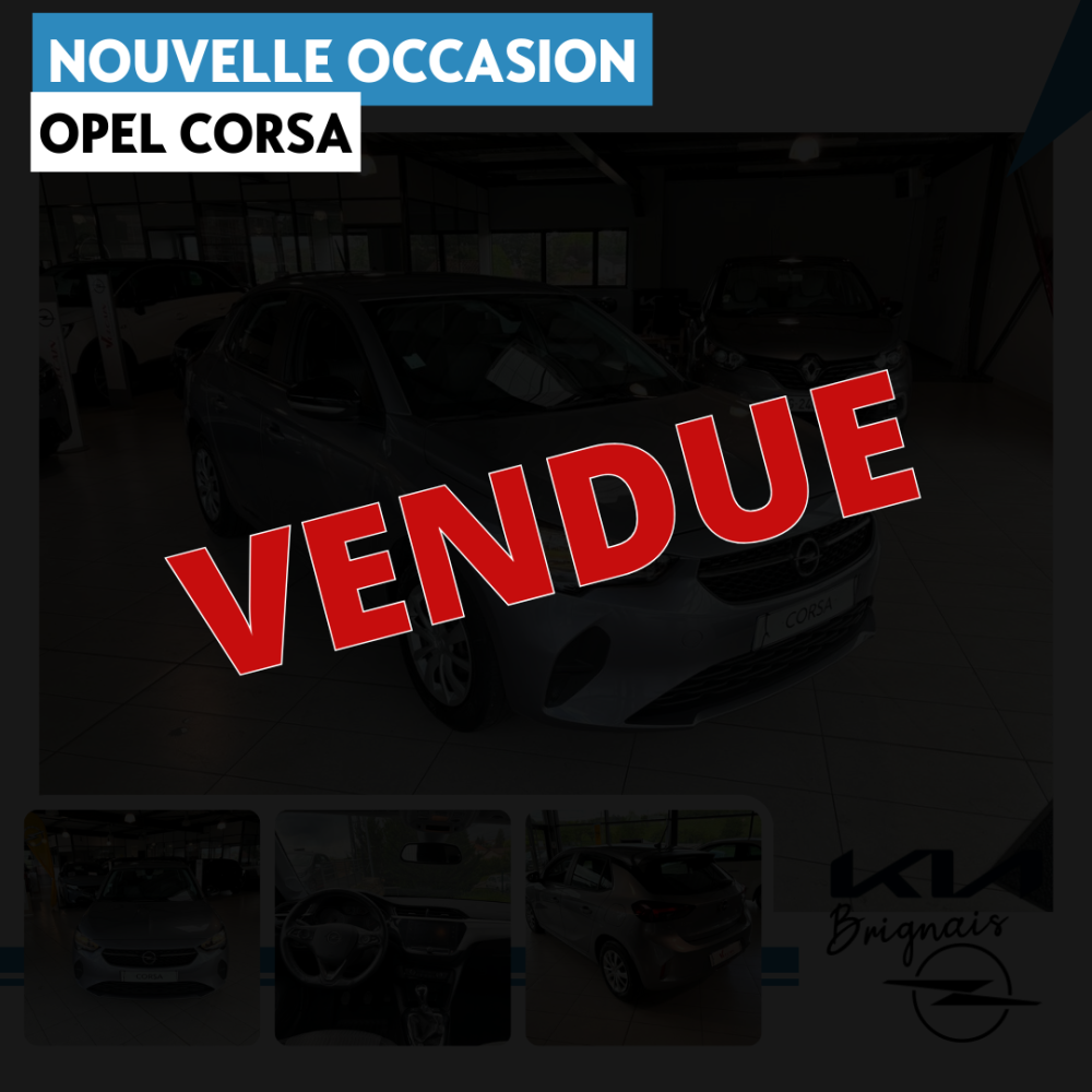 opel corsa vendue