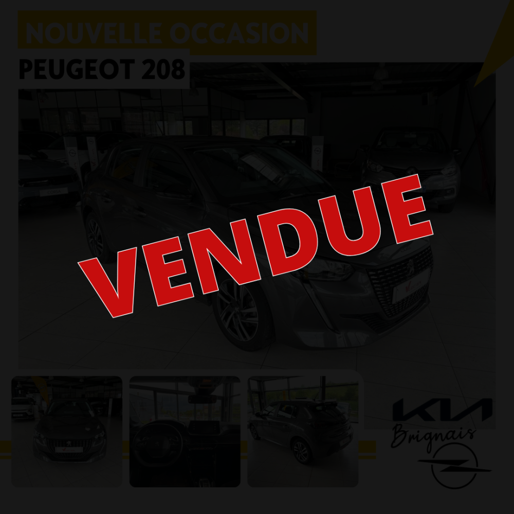 Peugeot 208 1.2 PureTech 100ch S&S Active Pack EAT8 Brignais • 2023 • 15925 km • Essence