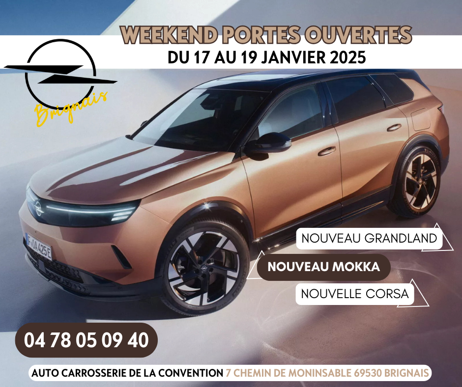 Weekend Portes Ouvertes du 17 au 19 Janvier 2025
