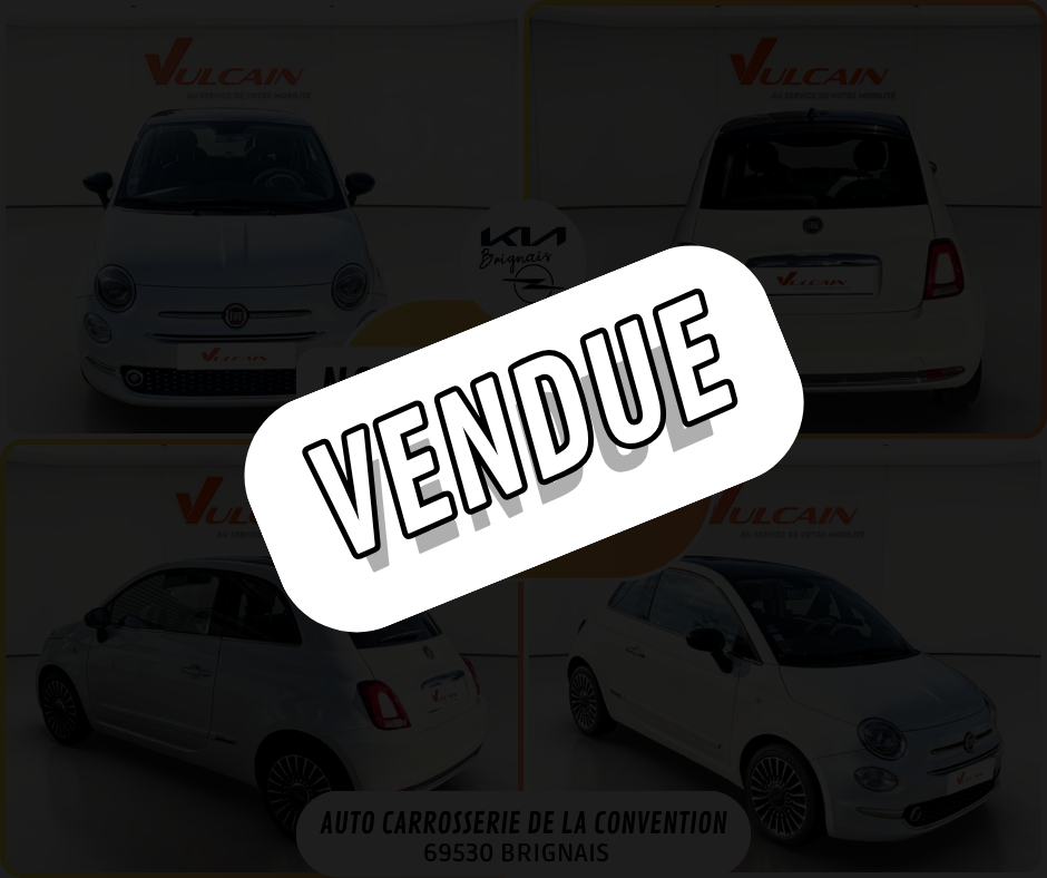 FIAT 500 0.9 8V 85 ch TwinAir S&S Lounge