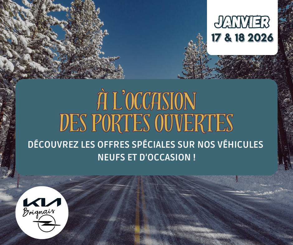 Offres spéciales à l'occasion des portes ouvertes 2026 ! Du 17 au 18 Janvier