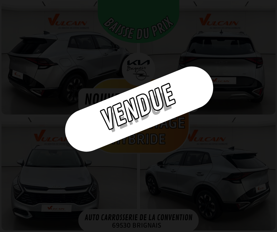 KIA Sportage 1.6 T-GDi 265ch ISG Hybride Rechargeable BVA6 4x4 Design