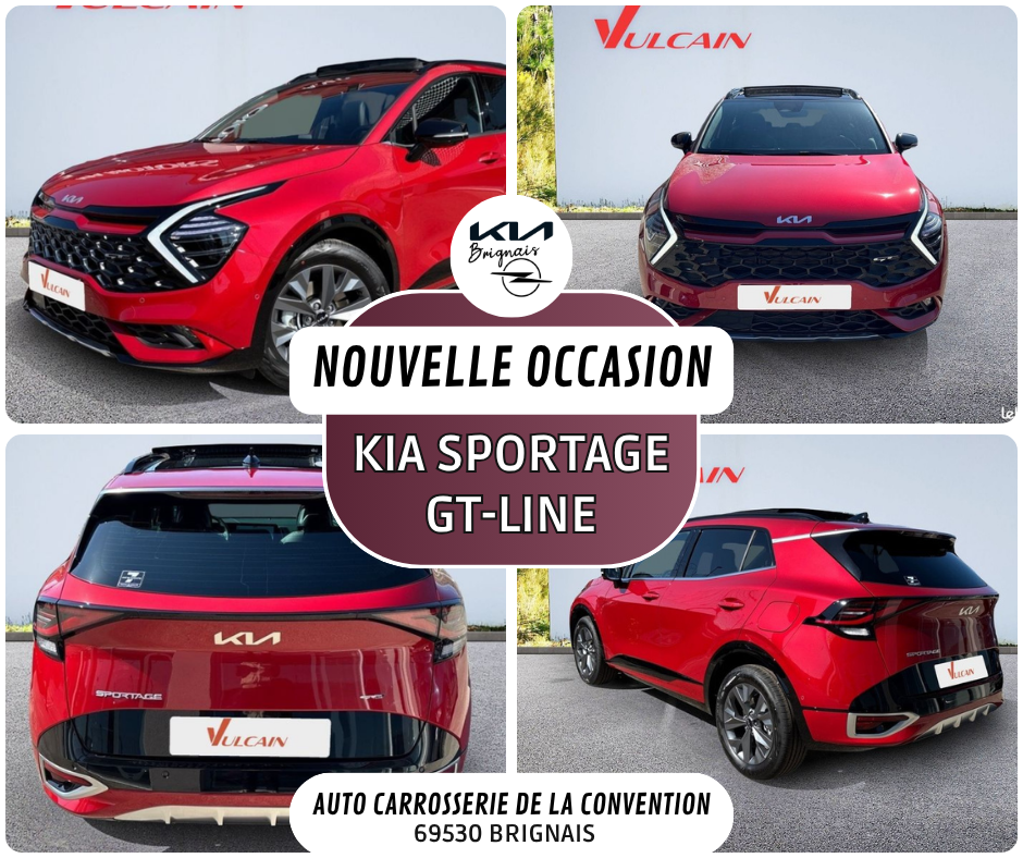 KIA Sportage 1.6 T-GDi 210ch ISG Hybride BVA6 4x2 GT-line Premium