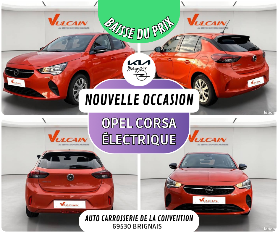 OPEL Corsa Electrique 136 ch & Batterie 50 kWh Edition