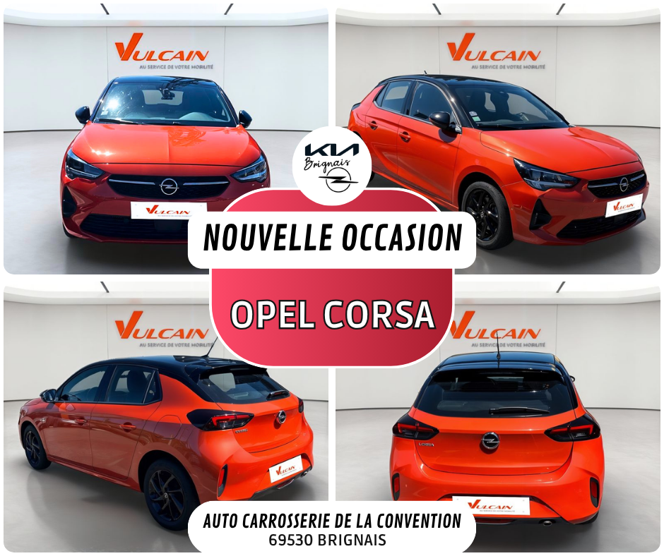 OPEL Corsa 1.2 Turbo 100 ch BVM6 GS Line orange