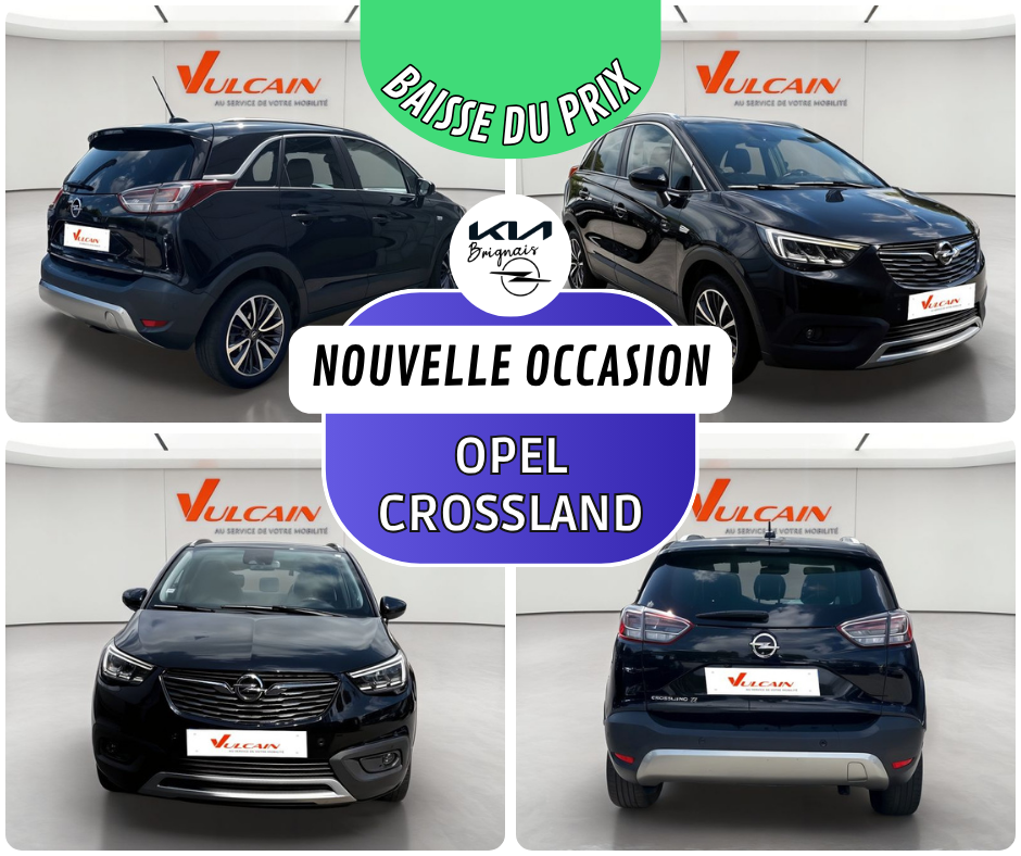 OPEL Crossland X 1.2 Turbo 130 ch BVA6 Ultimate